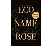 Umberto Eco Philipp Blom Burk Der Name der Rose: Roman. Jubi (Copertina rigida)