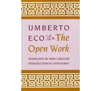 Umberto Eco The Open Work (Tascabile)