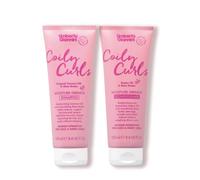 Umberto Giannini Coily Curls - Set shampoo e balsamo idratante vegano e cruelty free, duo per capelli ricci