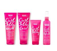 Umberto Giannini Curl Jelly Hair Kit - Gelatina di ricci, Shampoo, Balsamo, Crema Curl - Per ricci, onde e risciacqui