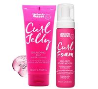 Umberto Giannini curl Jelly Scrunching & Foam Mousse Styling Duo - Vegan & Cruelty Free Curl Control Gel & Mousse per capelli ricci o ondulati