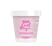 Umberto Giannini Curl Magic - Maschera per capelli vegana e cruelty free, per riparazione e crescita dei ricci, con alghe, crusca di grano e caffeina, 230 ml