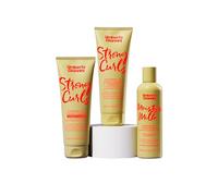 Umberto Giannini Routine per Capelli Ricci Ricci Forti Rinforza e Idrata (3 Prodotti) - Shampoo, Balsamo e Trattamento Latte Idratante Condizionante Senza Risciacquo - Biotina - Senza Solfati + Vegano