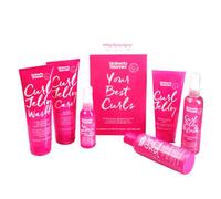 Umberto Giannini Your Best Curls Wash and Styling Curl Jelly - Set regalo vegano e cruelty free per onde, ricci e bobine (confezione regalo, set di 6 prodotti)