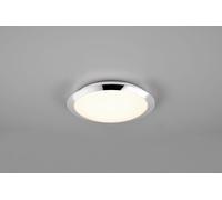 UMBERTO H2O PLAFONIERA LED 12W 1160lm, 3000K BORDO CROMO IP44 D. 29CM