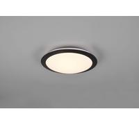 UMBERTO H2O PLAFONIERA LED 12W 1160lm, 3000K BORDO NERO IP44 D. 29CM