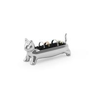 Umbra Ali Cat - Porta Anelli Zinco, Cromo, Ideale per Gioielli e Decorazione