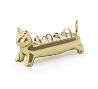 Umbra Ali Cat - Porta Anelli Zinco, Ottone, Ideale per Gioielli e Decorazione