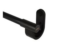 Umbra Bellwood - Bastone allungabile con diametro 25 mm, lunghezza regolabile 107-305 cm, set con terminali e materiale di fissaggio, colore: Nero