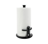 Umbra Buddy Portarotolo da cucina, Acciaio, Nero