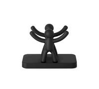 Umbra Supporto per tovagliolo Buddy in silicone nero, rustico