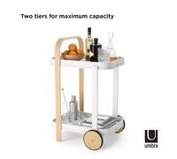 Umbra Carrello da portata da cucina con ruote dal design moderno ed elegante Le