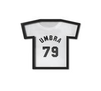 Umbra Cornice in Jersey con Telaio a T - Portafoto per Magliette e Maglie per Bambini e Piccole Taglie per Adulti, Taglia Piccola, Nera
