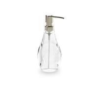 Umbra Droplet Dispenser di sapone, acrilico modellato, Trasparente | Silhouette a goccia d'acqua, serbatoio ricaricabile, pompa morbida, per bagno o cucina, si pulisce con un panno