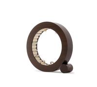 Portagioie Verticale Rotondo 33 Divisori Per Gioielli Noce