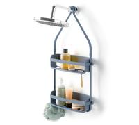 Umbra Flex Shower Caddy SLT Blue Portaoggetti da, Blu Ardesia