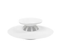 Umbra Flex Tappo e filtro per capelli, Silicone, Bianco