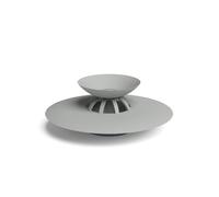 Umbra Flex Tappo e filtro per capelli, Silicone, Grigio