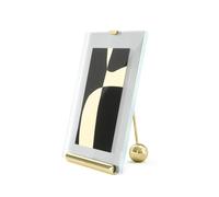 Umbra Cornice portafoto Flauto, 10 x 15 cm e 12,7 x 17,8 cm, Vetro, Ottone