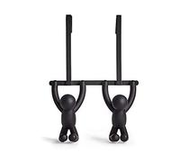 Umbra Buddy Gancio doppio per porta, Abs, Nero