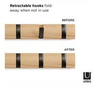 Umbra Hakenleiste Flip Hook Design Appendiabiti Con Ganci Pieghevoli