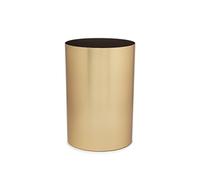 Umbra Metalla, cestino per la spazzatura piccolo, durevole, per bagno, camera da letto, ufficio e altro ancora, oro