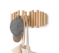 Umbra Picket Con 5 Ganci Appendiabiti Naturale Listello Guardaroba Vestiti