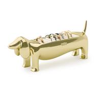 Umbra Porta anelli a forma di dachsie, regalo per gli amanti dei cani Weiner, bassotto e doxie, in ottone