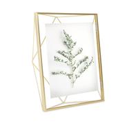 Umbra Portafoto da tavolo in stile moderno Prisma Metallo Ottone 20x25