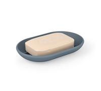 Umbra Portasapone Ovale Touch con Finitura Soft Touch per Bagno e Cucina, Colore: Ardesia