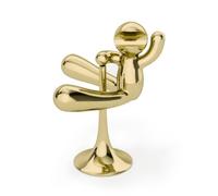 Umbra Rodeo Buddy Apribottiglie con Base, Apri Capsule in Metallo, Ottone | Design originale, si bilancia sulla bottiglia, metallo robusto, simpatico elemento decorativo per bar e casa.