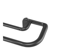 Umbra Crepuscolo Set di aste Doppie: Il Design Avvolgente è Ideale Tende oscuranti, Metallo, Nero Opaco, 76-213 cm