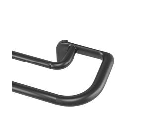 Umbra Set di aste doppie per tende Twilight, il design avvolgente è ideale per tende oscuranti o tende oscuranti, da 76 a 213 cm, nero
