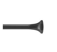Umbra Sita Asta per Tende Regolabile, Diametro di 2.5 cm, Nero Opaco