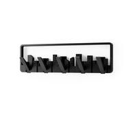 Umbra Skyline Nero Appendiabiti Con 5 Ganci Mobili Barra Appendiabiti