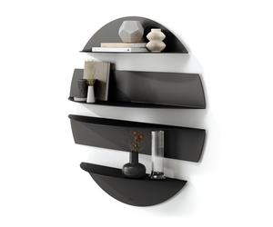 Umbra Solis Mensole da Parete, Set di 4, Nero, Acciaio