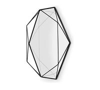 UMBRA Specchio Prisma. Specchio da parete Prisma su struttura in metallo nero. Dimensioni 56,5x42,5x8,3 cm