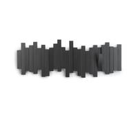 Umbra Bastoncini Multi Gancio Nero Salvaspazio Listello Guardaroba 5Haken Ganci