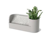 Umbra Stream - Fontana per acqua con contenitore integrato, colore: Grigio