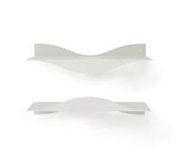 Umbra Surf - Set 2 Mensole da Parete in Acciaio, Sabbia