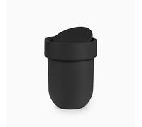 Umbra Touch Cestino per la spazzatura con coperchio, 6 L, Nero