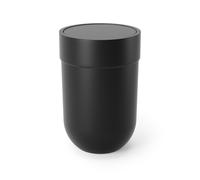 Umbra Touch Cestino per la spazzatura con coperchio, 6 L, Nero