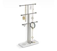 Umbra Trigem Portagioie, Acciaio, Bianco/nichel metallizzato