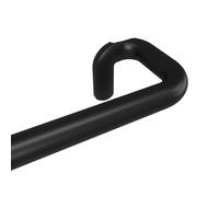 Umbra Twilight Asta per tende oscurante, da 76 a 213 cm, Nero | Acciaio resistente, installazione con accessori inclusi, supporta fino a 10 kg, finitura opaca