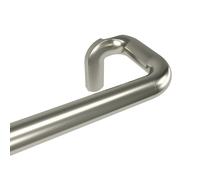 Umbra Twilight - Set di aste per tende, modello avvolgente, ideale per tende oscuranti, da 76 a 213 cm, nickel