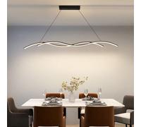 Umbratica Lampadario Moderno a LED Che ondula la Lampada a Sospensione lineare dimmerabile 3000K-6000K con Telecomando Lampada a Sospensione a Isola per Sala da Pranzo Soggiorno