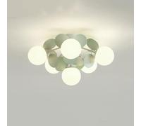 Umbratica Moderna Lampada da soffitto in Vetro Bianco Latte per Camera da Letto a Semi-Incasso, corridoio Verde Nordico, Grande Lampada da soffitto, metà secolo, Globo, Cucina, lampadario Sputnik per