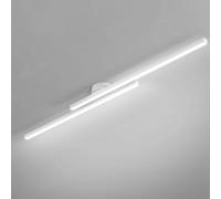 Umbratica Plafoniera LED Moderna Lampadario Lineare Lungo da Semi Incasso per Corridoio Cucina Isola Sala da Pranzo Ufficio Elegante Lampadario per Interni Soluzione di Illuminazione/Nero/90Cm