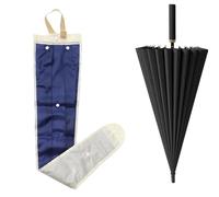 Umbrella Bag - Waterproof Folding Storage Case for Wet Umbrellas, Reusable Design with Compact Portable Build, Home Car Outdoor Accessory to Keep Floors Dry and Organized During Rainy Weather