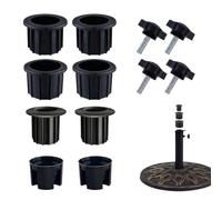 Umbrella Base Replacement Parts, Heavy Duty Hand Knob, Umbrella Base Sleeve